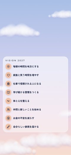 見本：パステルの空と雲